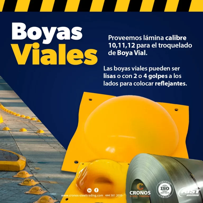 boyas viales de acero