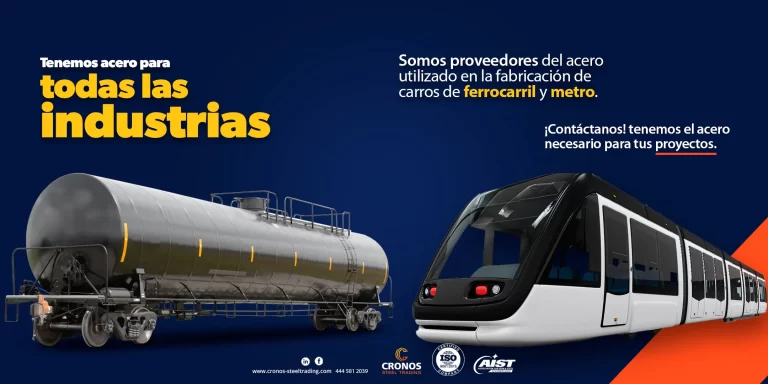 Acero para ferrocarril