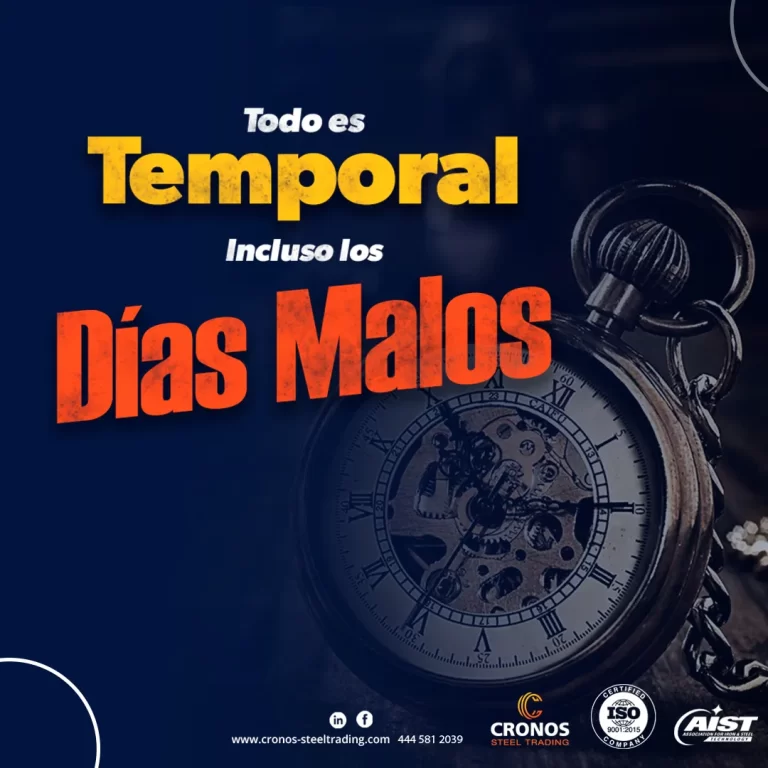 Todo es temporal, incluso los días malos