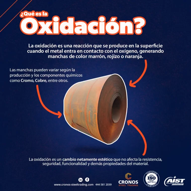 oxidación del acero oxido en acero