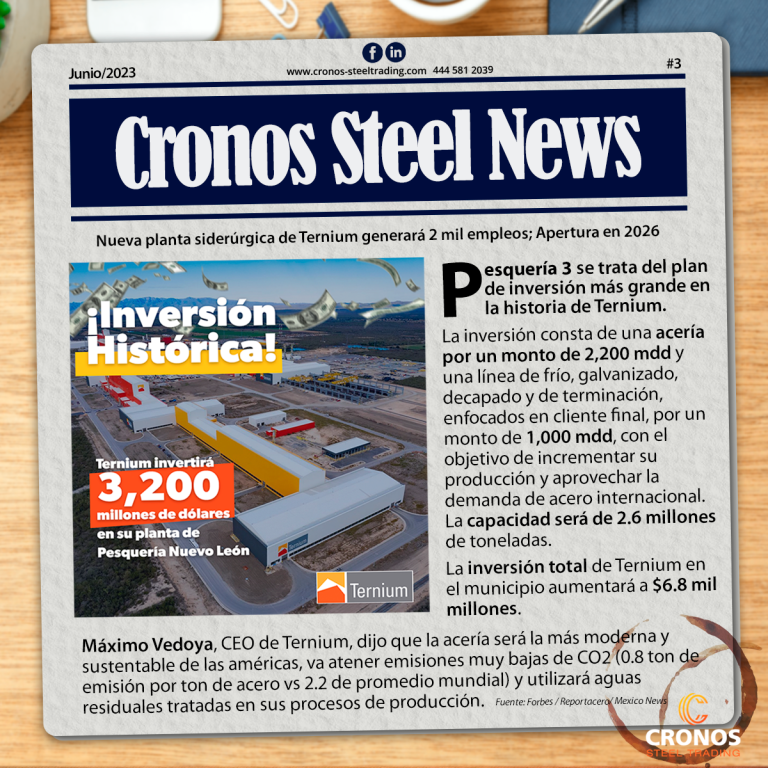 Inversión Ternium en Nuevo León