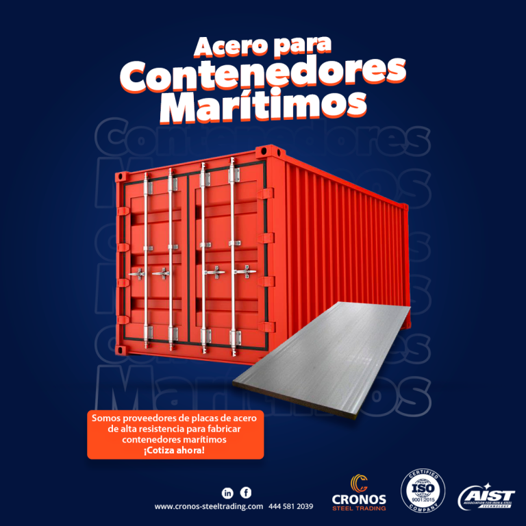 Acero para contenedores marítimos