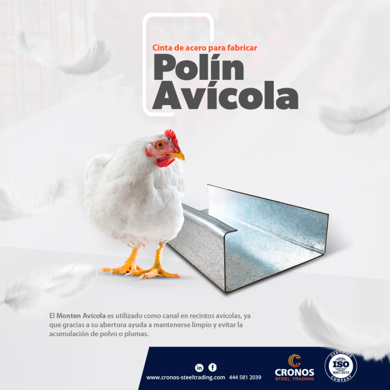 Venta de Polín Avícola acero